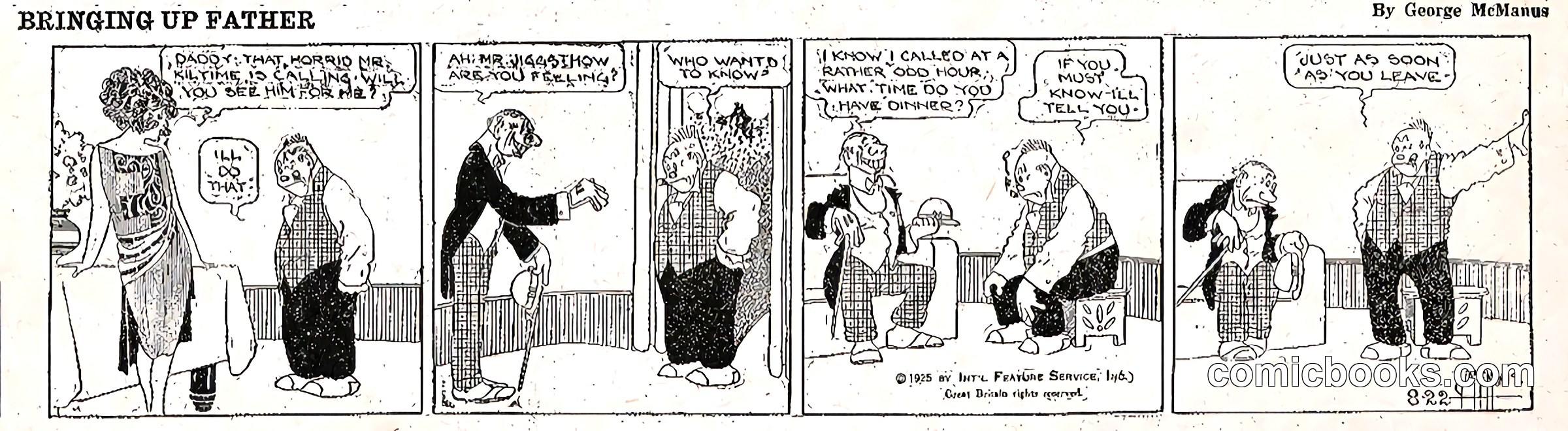 Bringing Up Father — 22 August 1925