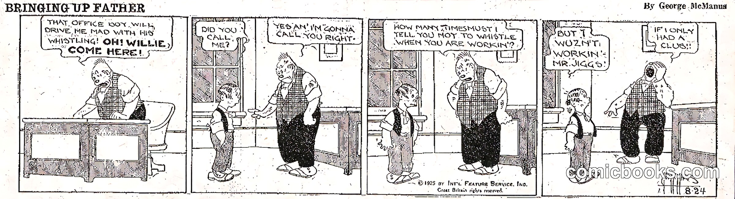 Bringing Up Father — 24 August 1925