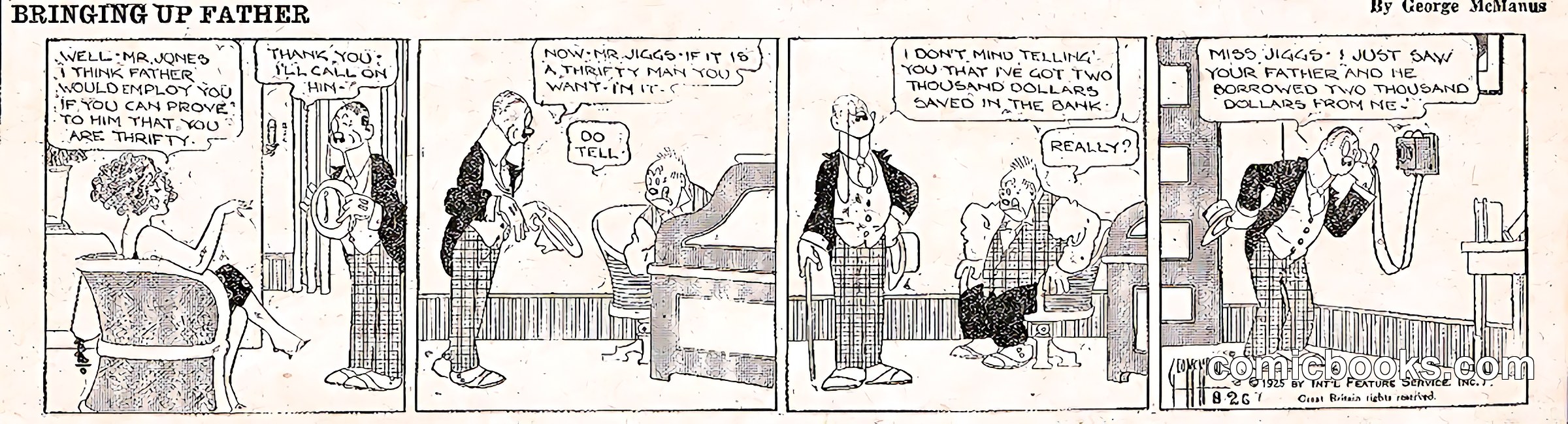Bringing Up Father — 1925-08-26