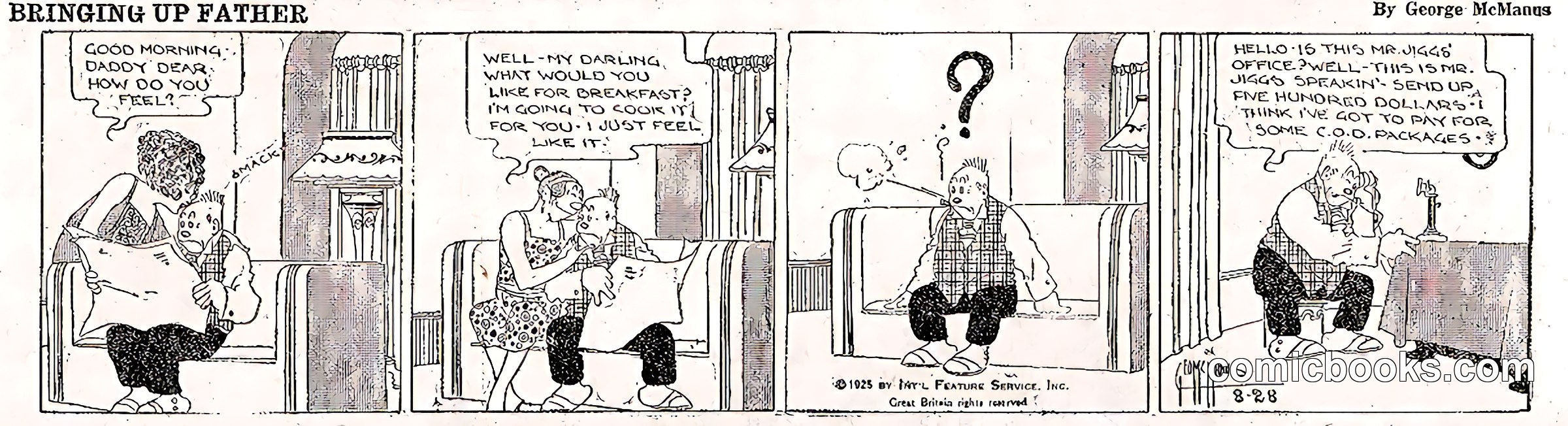 Bringing Up Father — 28 August 1925