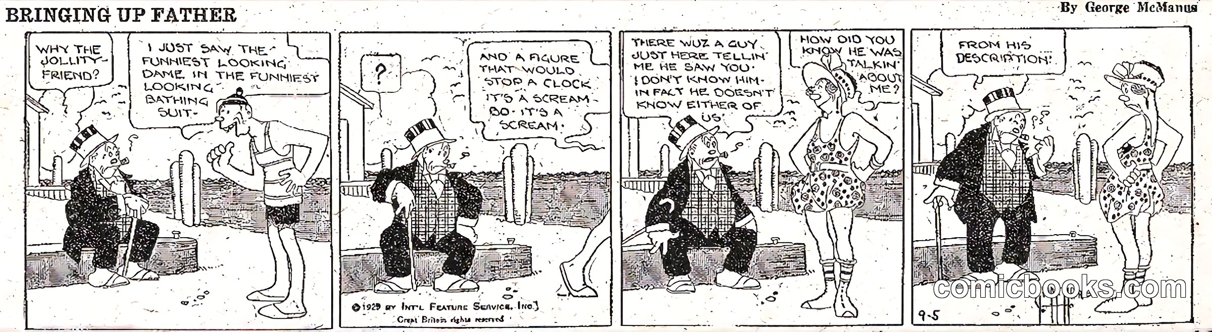 Bringing Up Father — September 5, 1929