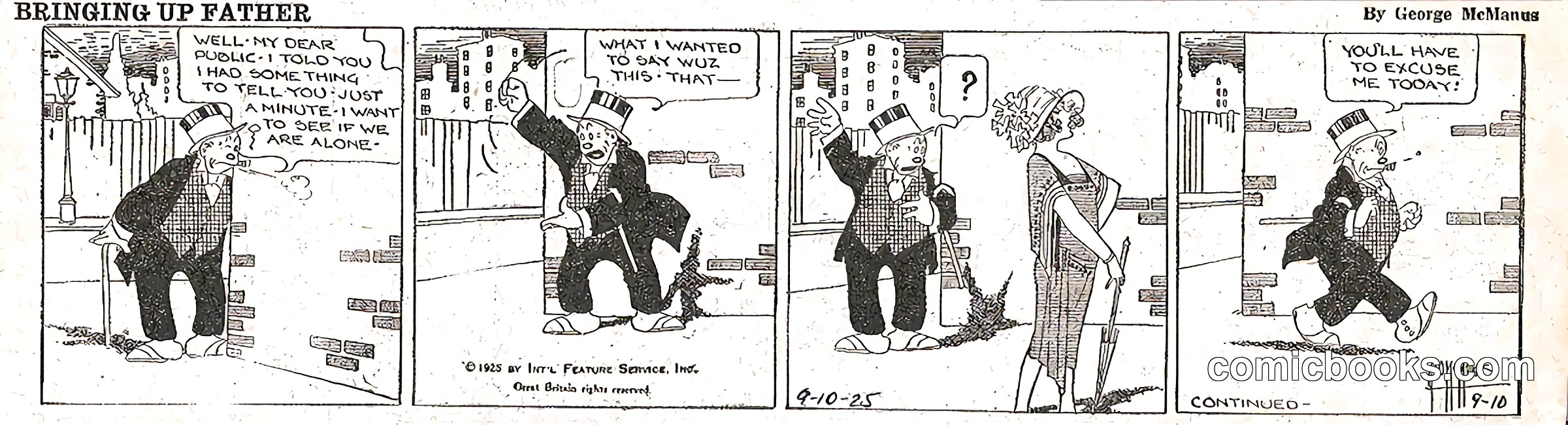 Bringing Up Father — 1925-09-10