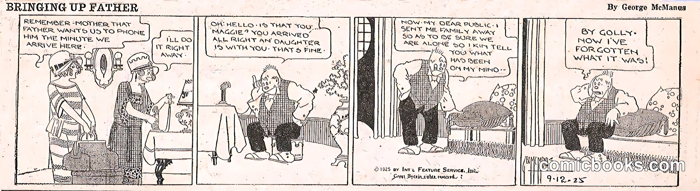 Bringing Up Father — 1925-09-12