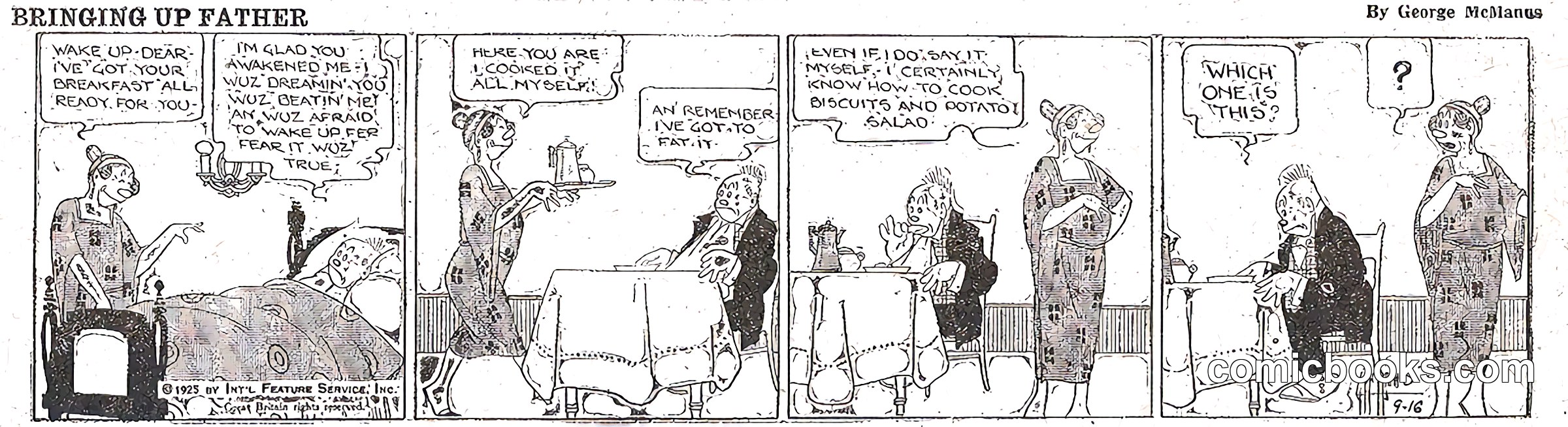 Bringing Up Father — 16 September 1925