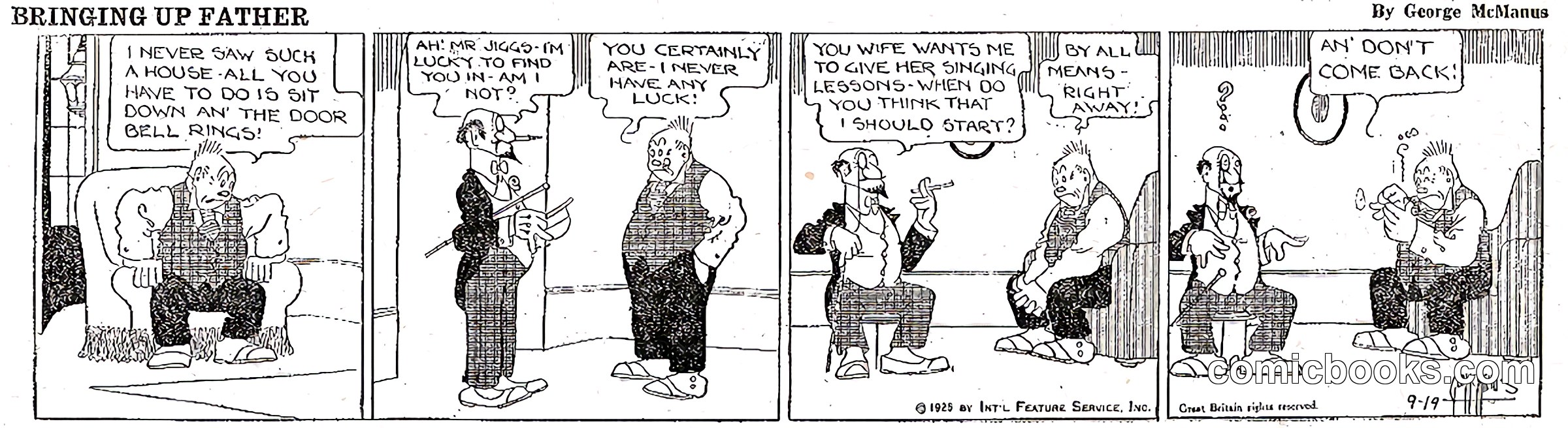 Bringing Up Father — 19 September 1925