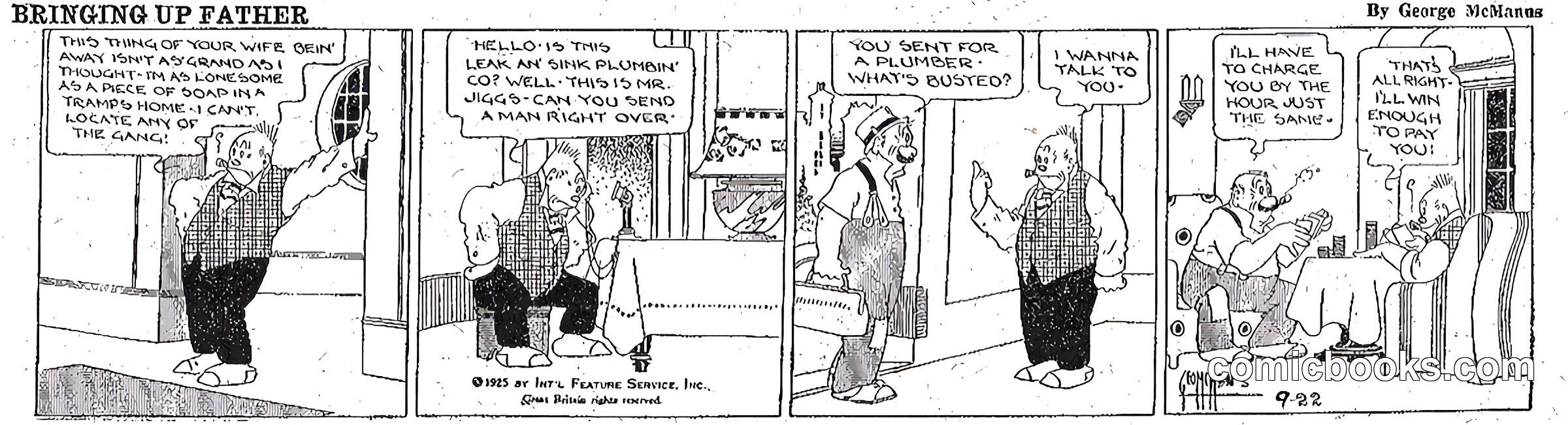 Bringing Up Father — 1925-09-22
