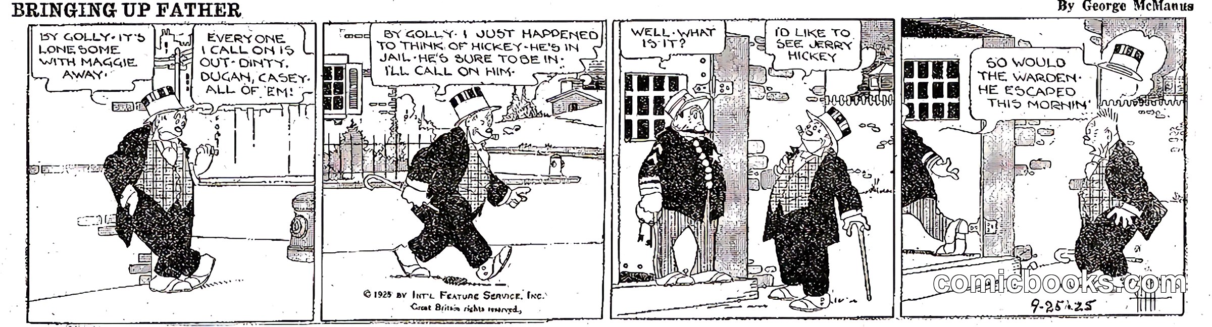 Bringing Up Father — September 25, 1925