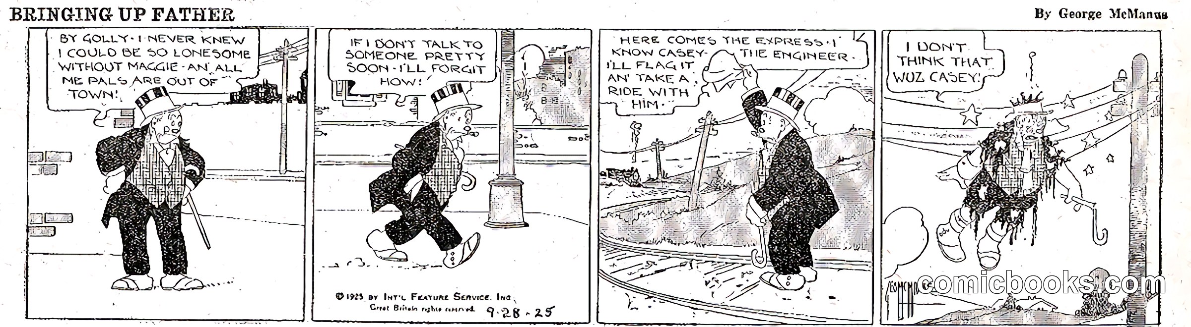 Bringing Up Father — September 28, 1925