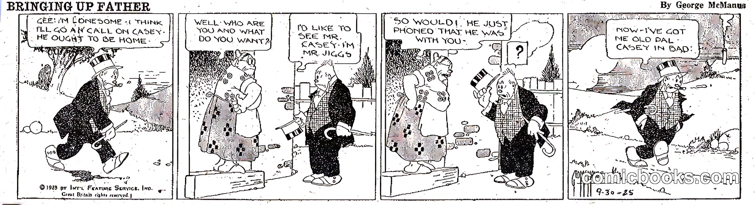 Bringing Up Father — 1925-09-30