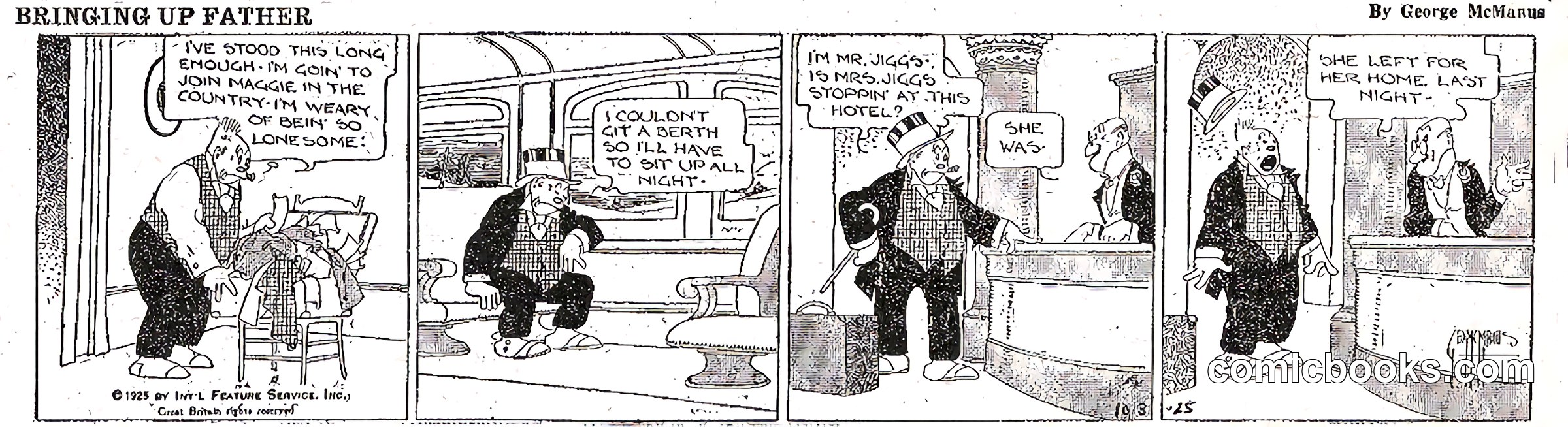 Bringing Up Father — 1925-10-03