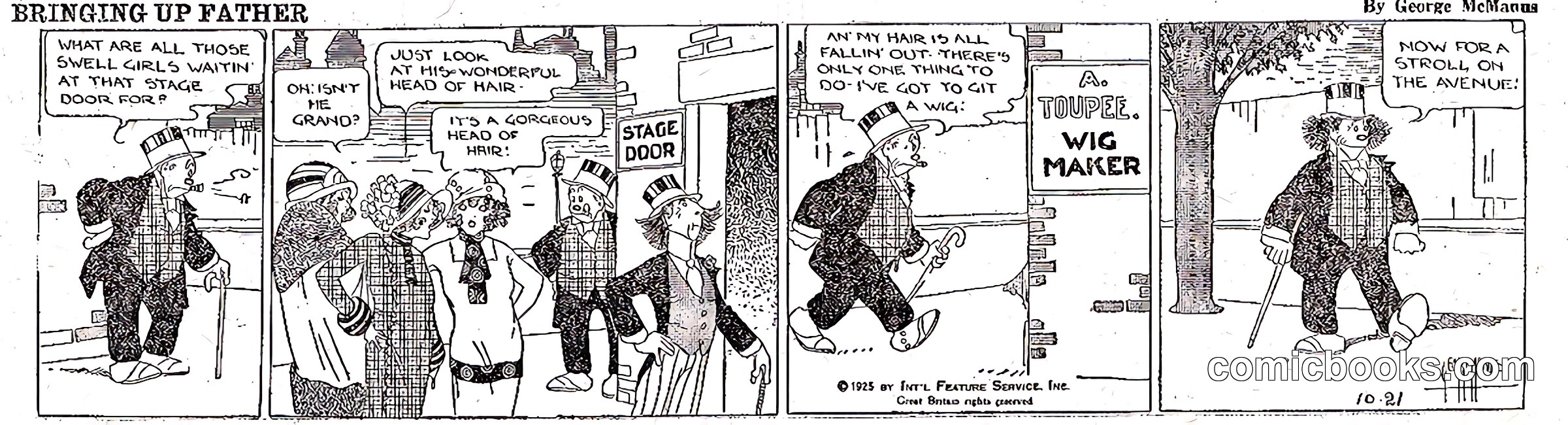 Bringing Up Father — October 21, 1925
