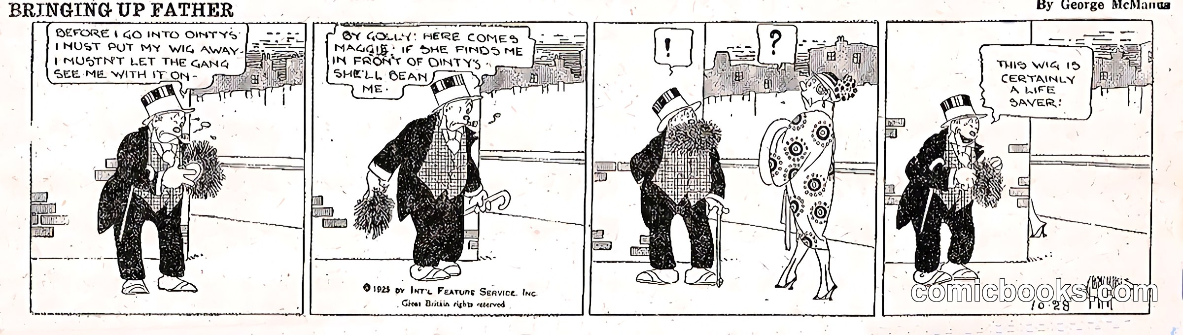 Bringing Up Father — October 28, 1925