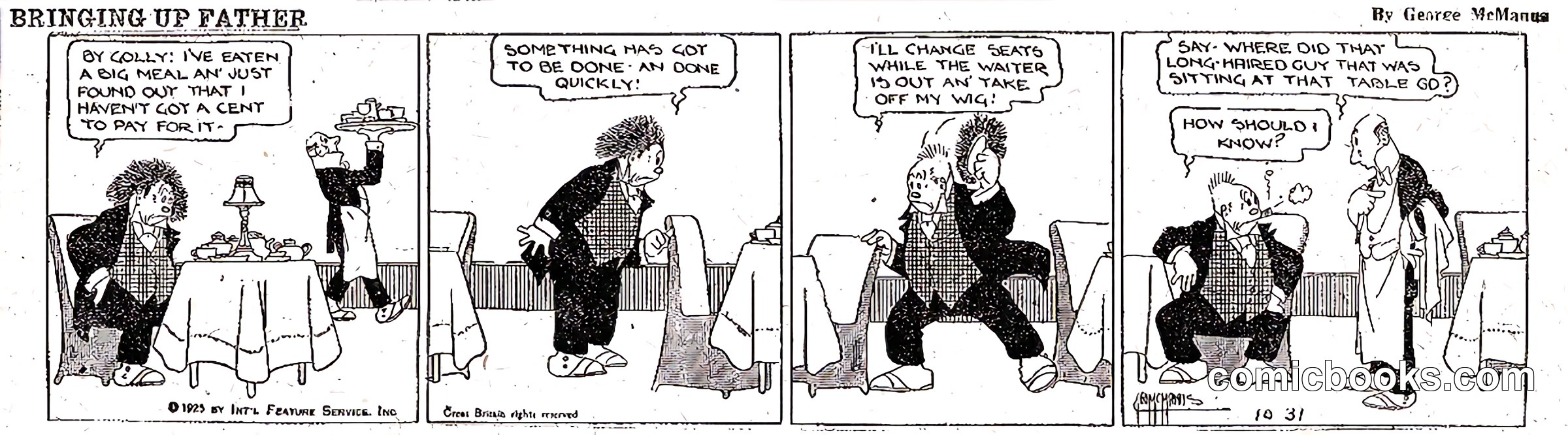 Bringing Up Father — 31 October 1925