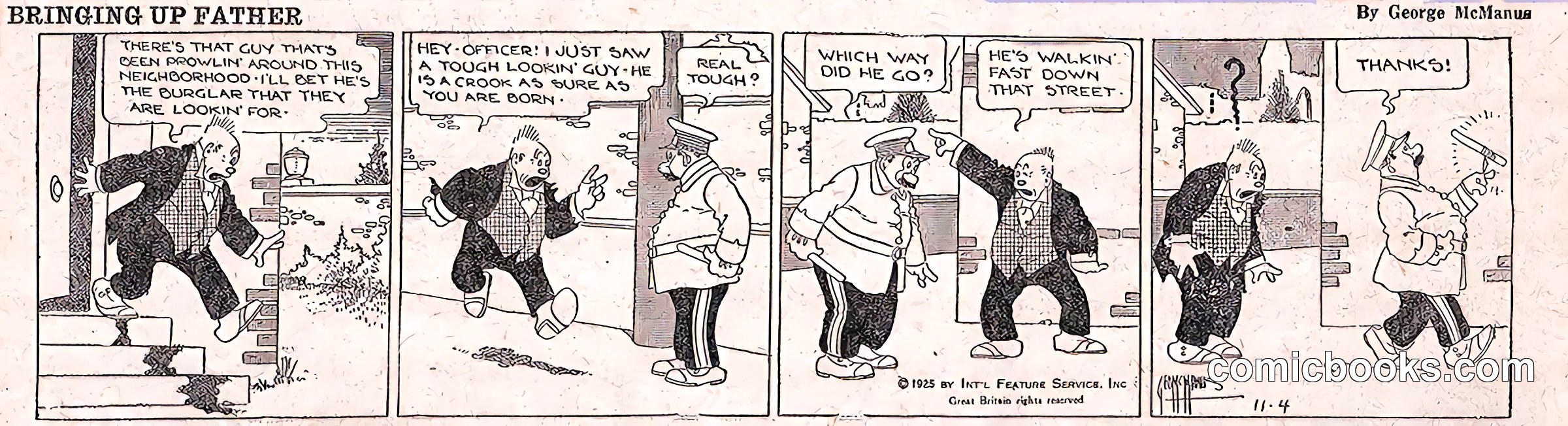 Bringing Up Father — 4 November 1925