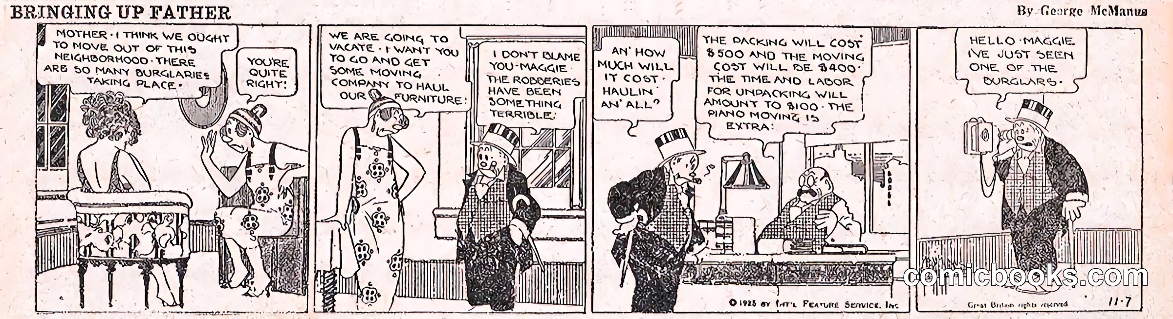 Bringing Up Father — 7 November 1925