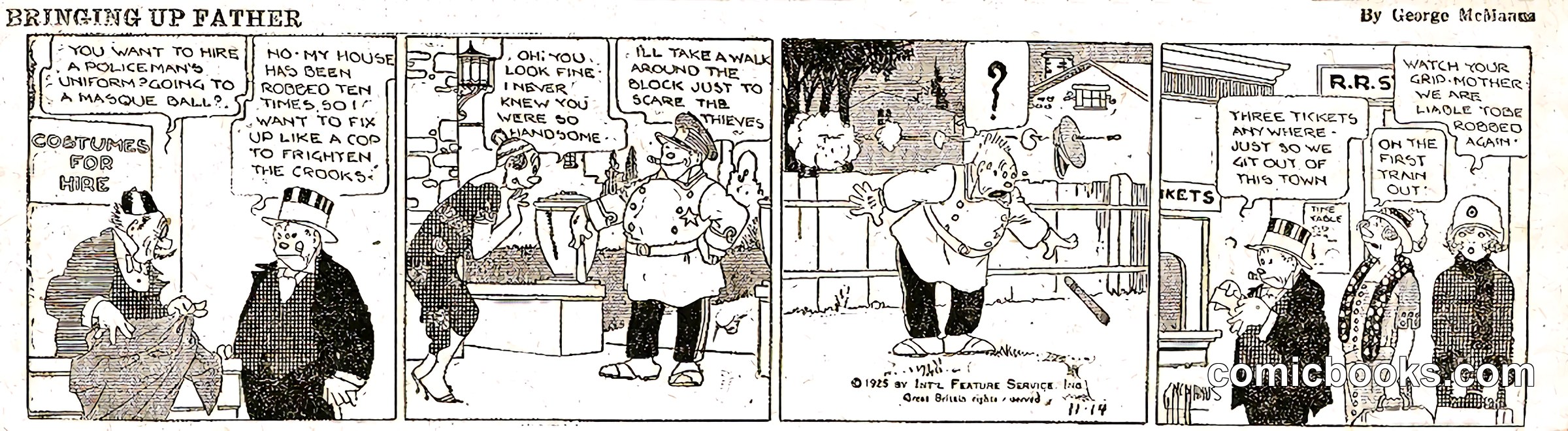 Bringing Up Father — November 14, 1925