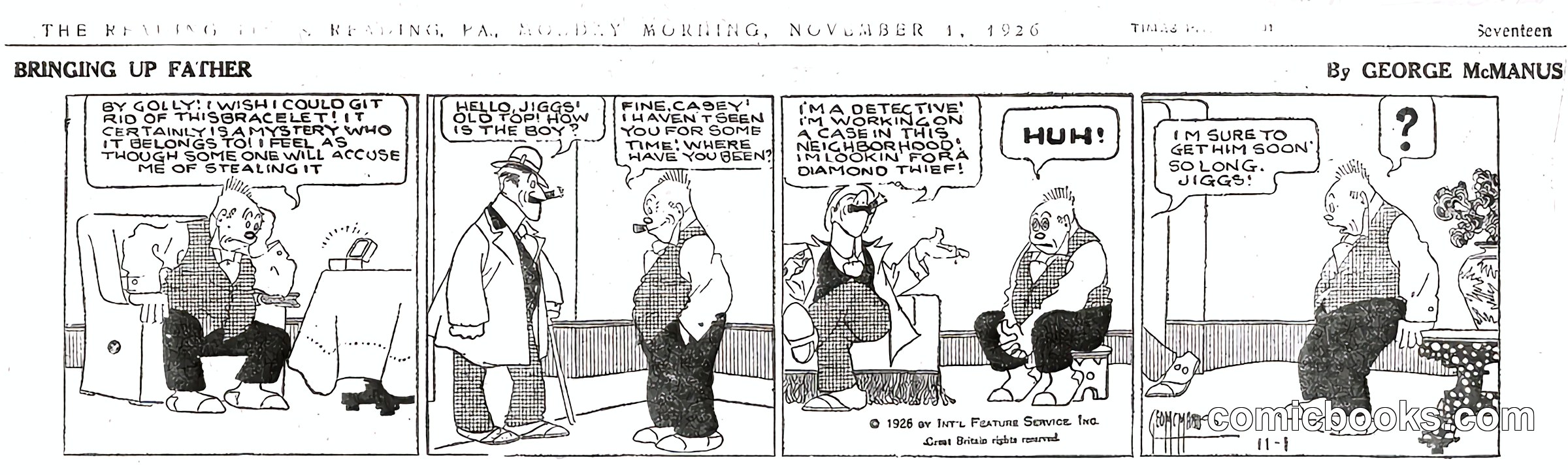 Bringing Up Father — 1 November 1926