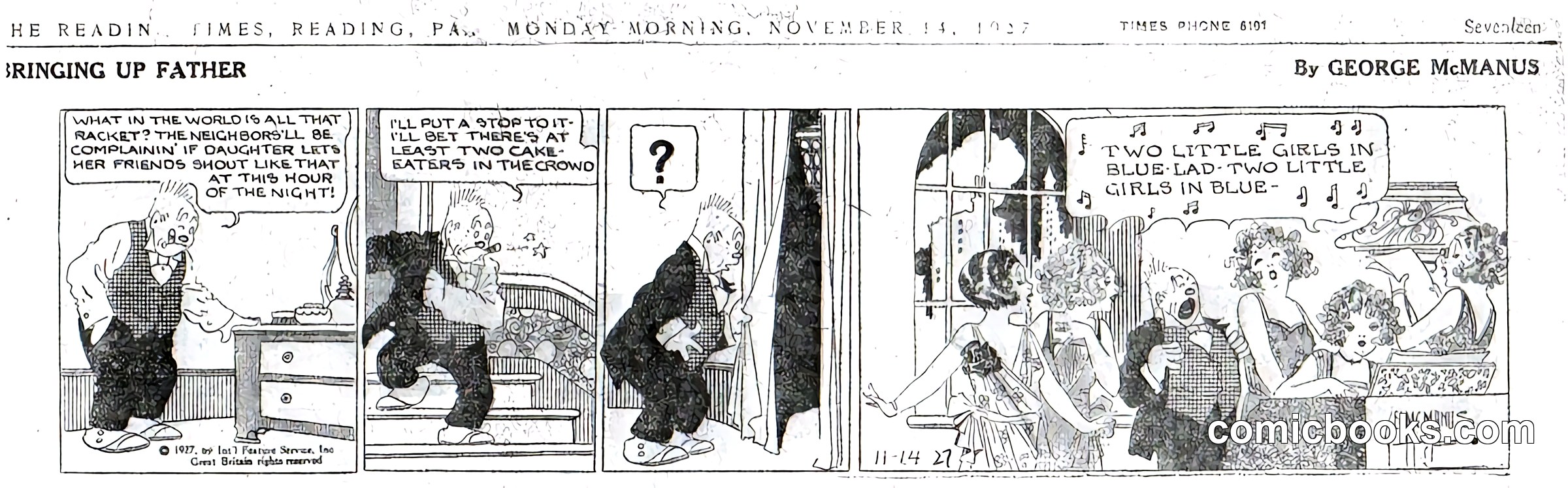 Bringing Up Father — 1927-11-14