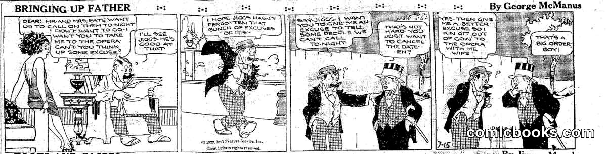 Bringing Up Father — 1929-07-15