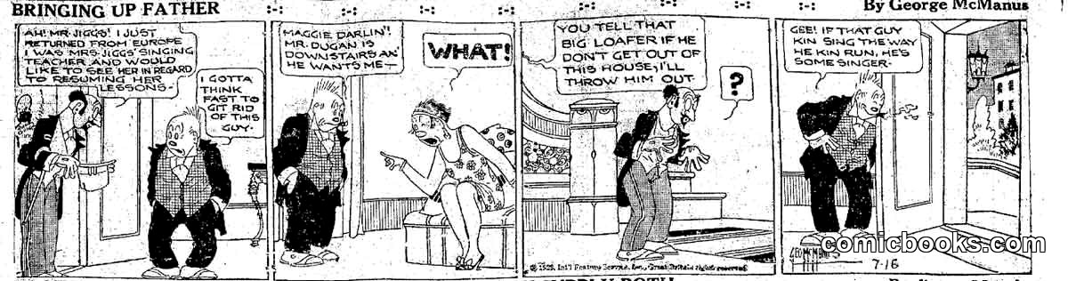 Bringing Up Father — 1929-07-16