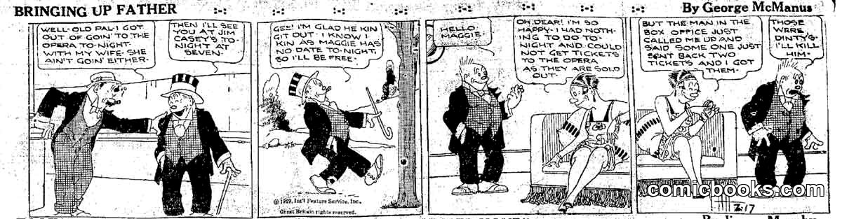 Bringing Up Father — 1929-07-17