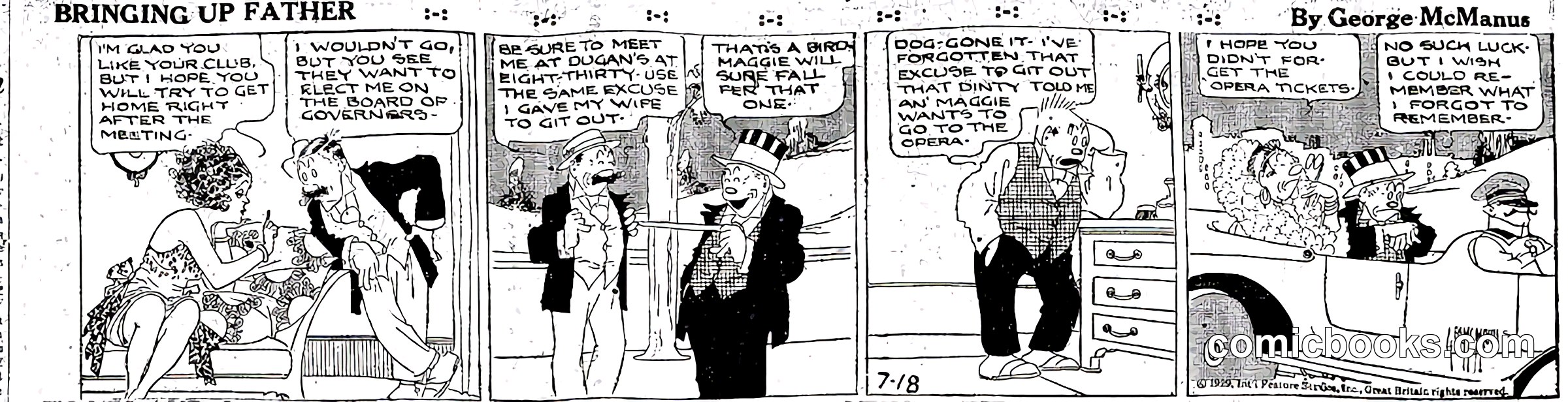 Bringing Up Father — 1929-07-18