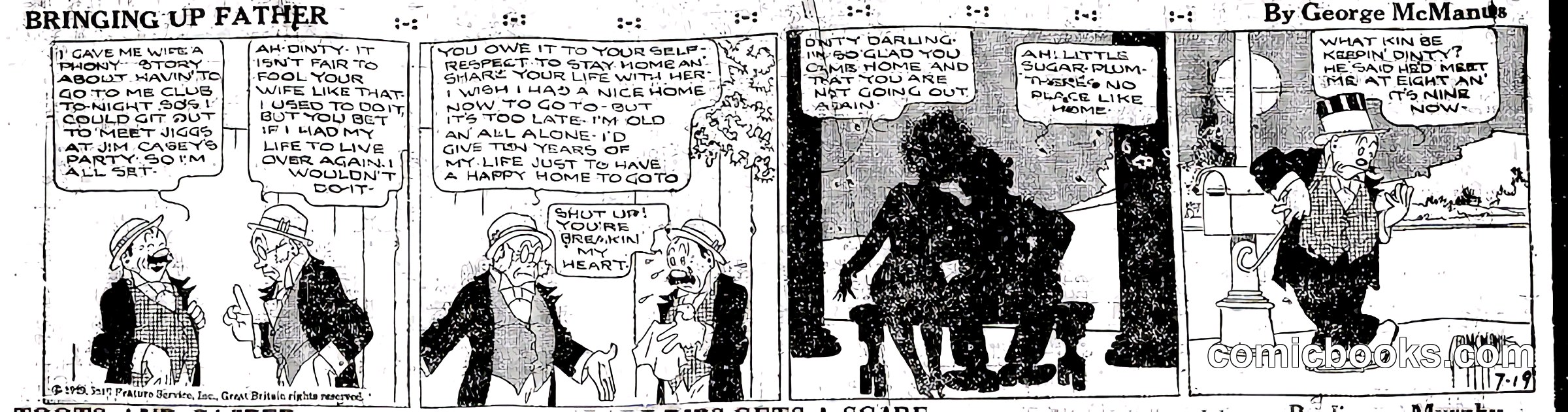 Bringing Up Father — July 19, 1929