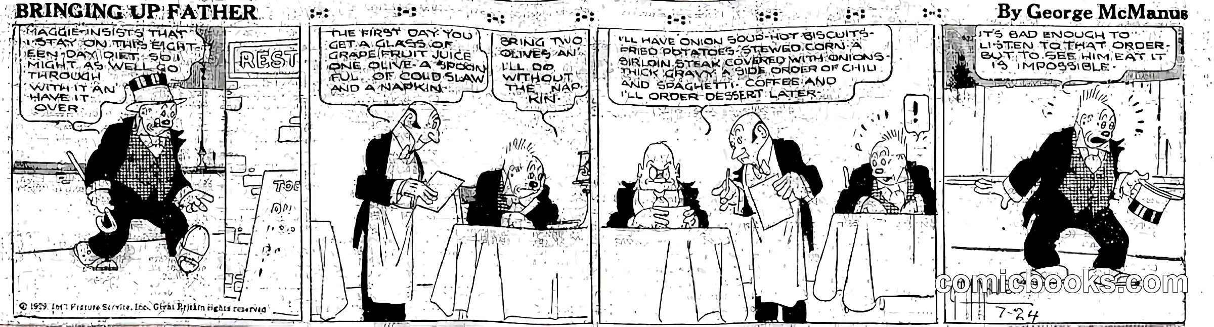 Bringing Up Father — 1929-07-24