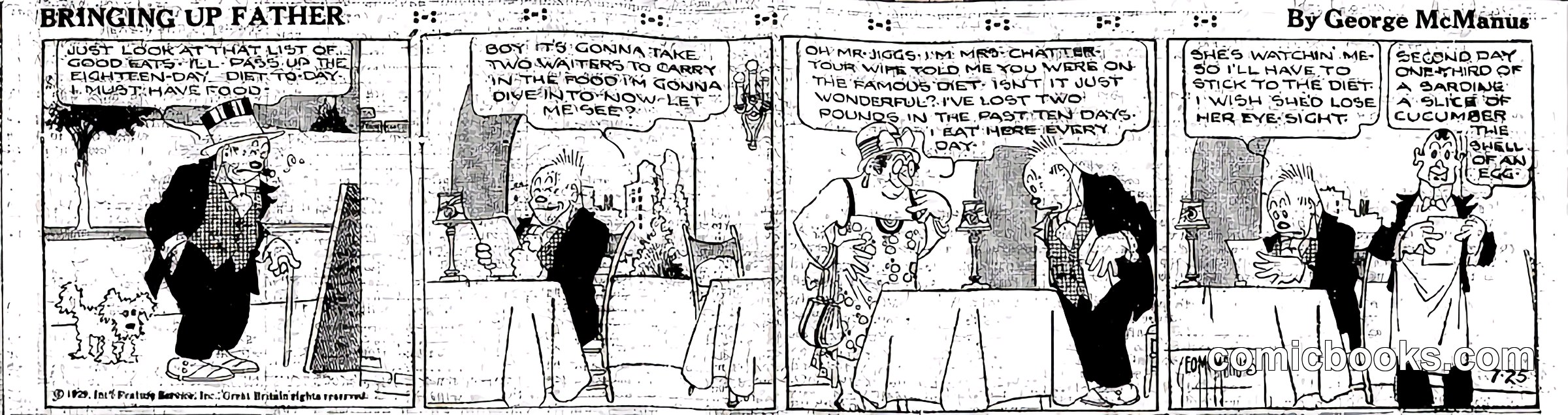 Bringing Up Father — 1929-07-25