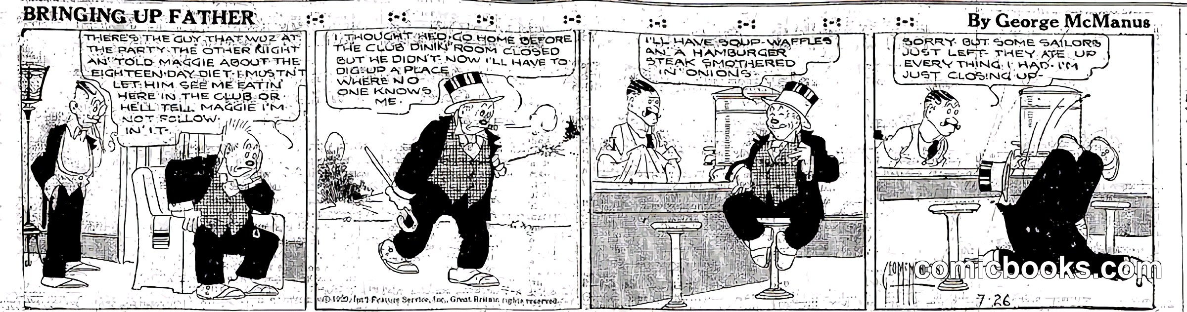 Bringing Up Father — 1929-07-26