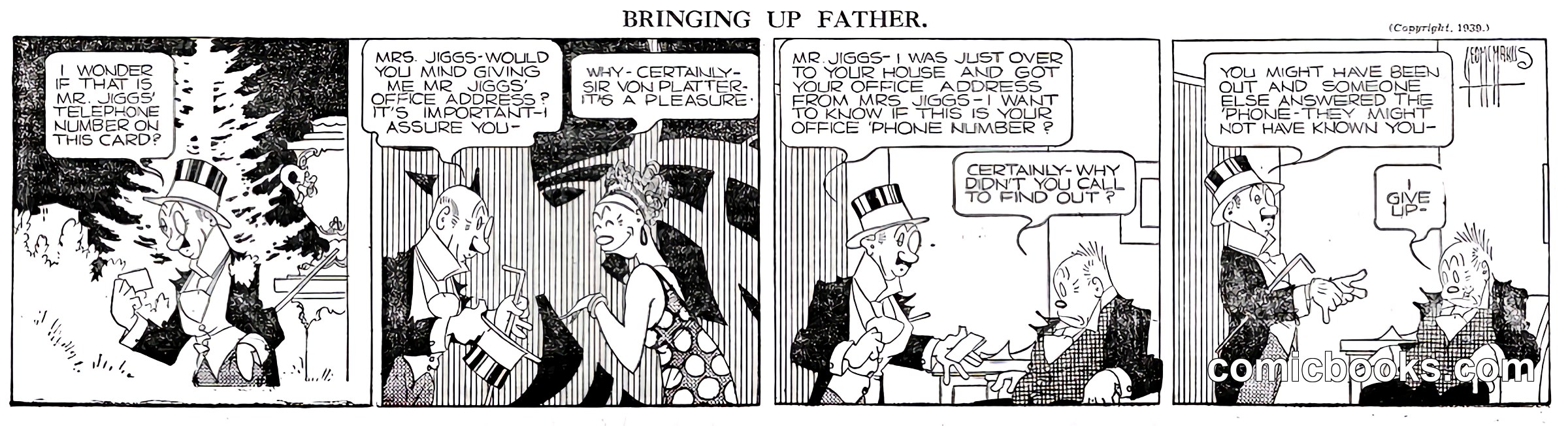 Bringing Up Father — buf390404