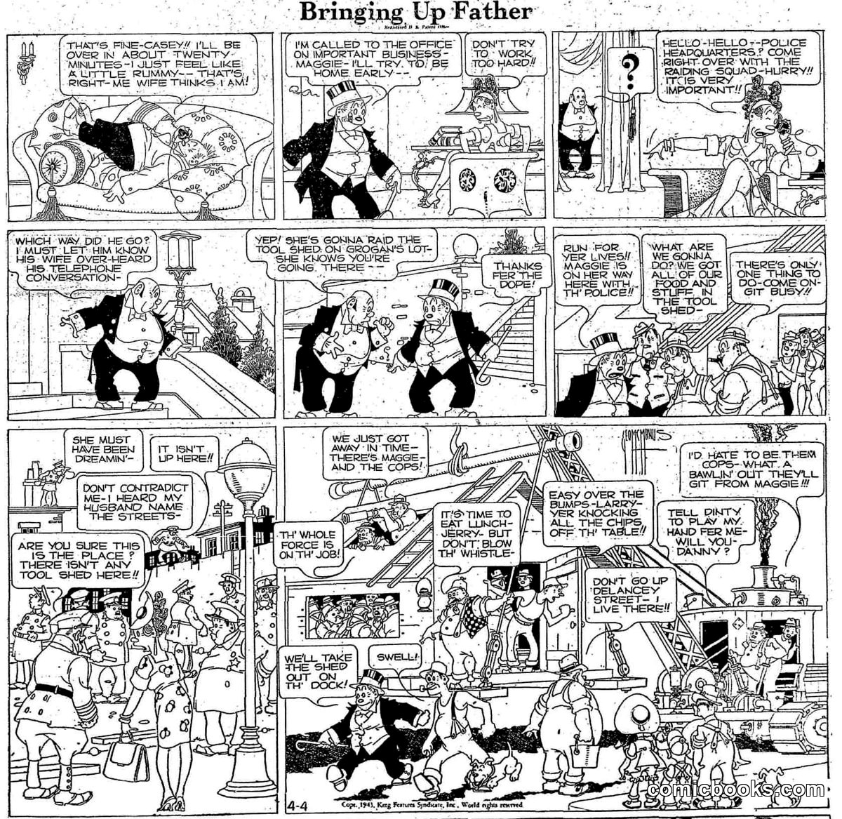 Bringing Up Father — buf430404f
