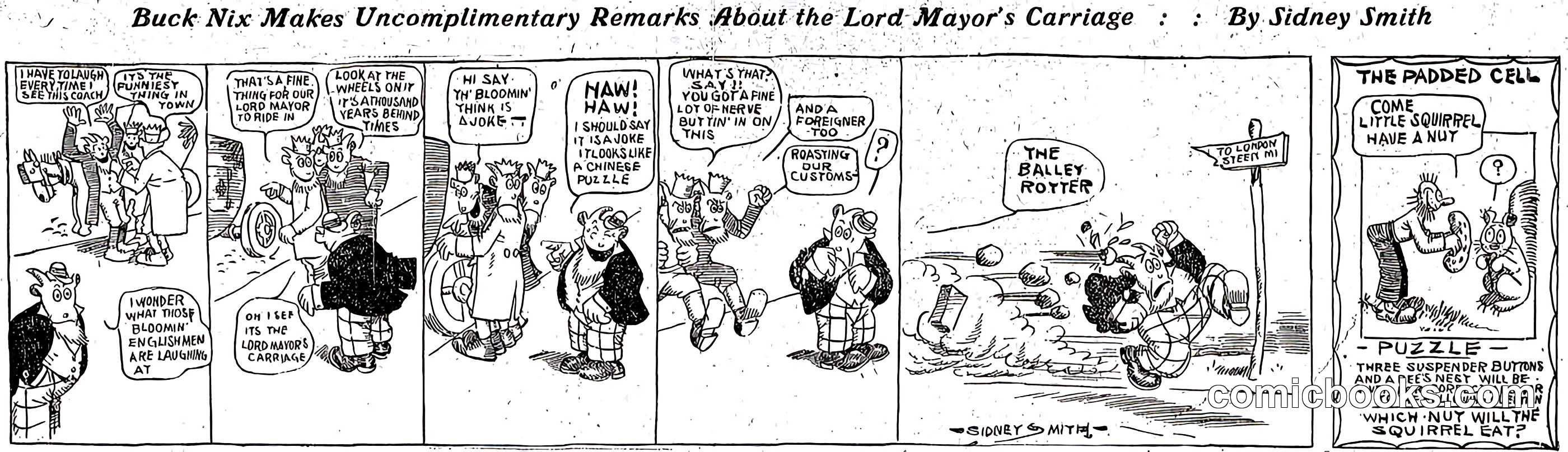 Buck Nix Makes Uncomplimentary Remarks About the Lord Mayor's Carriage