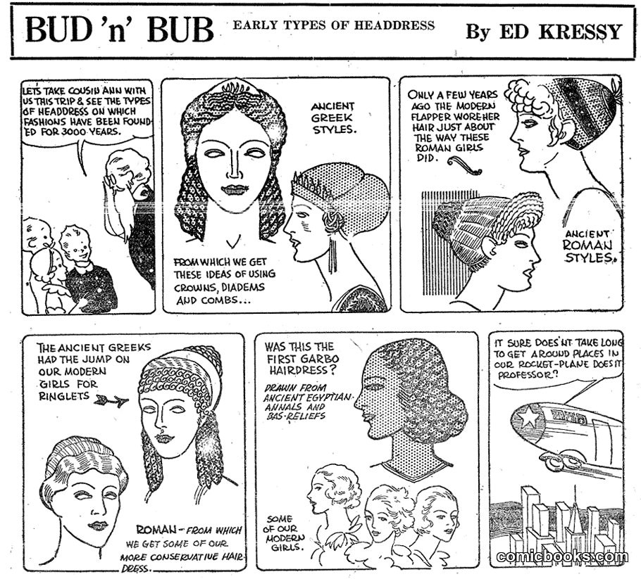 Bud 'n' Bub: Early Types of Headdress