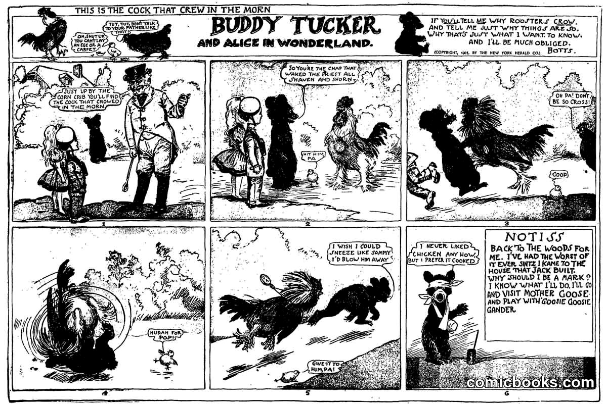 Buddy Tucker and Alice in Wonderland
