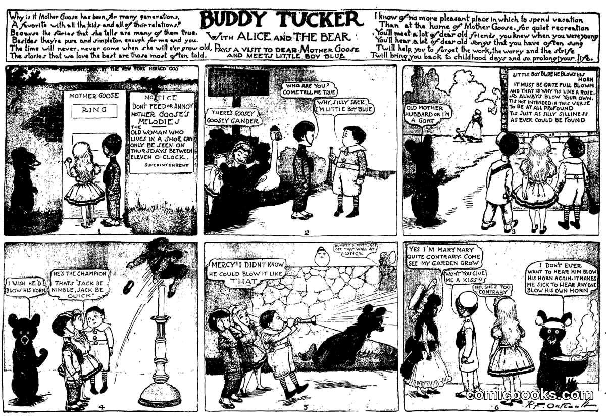 Buddy Tucker with Alice and the Bear