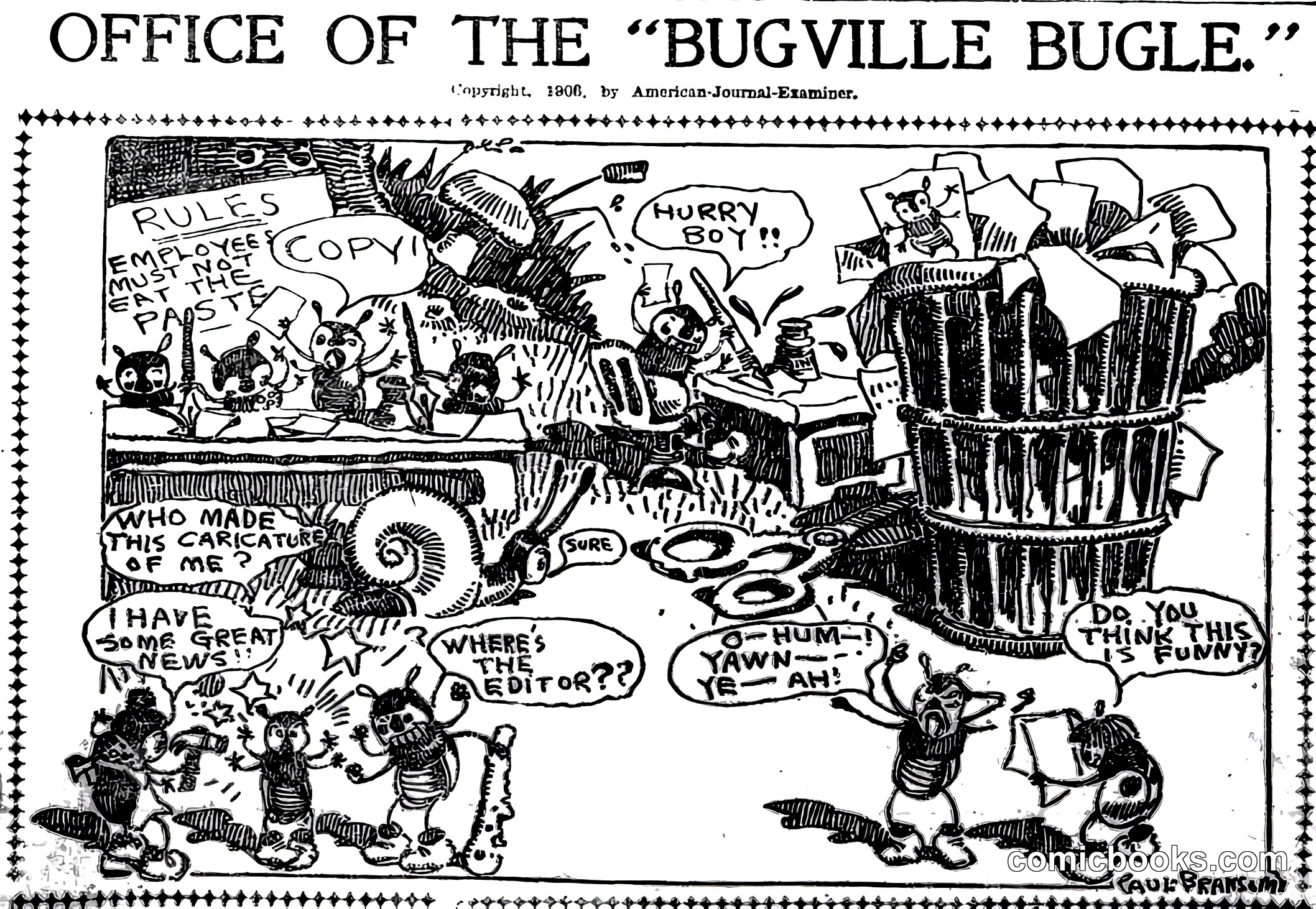 Office of the Bugville Bugle