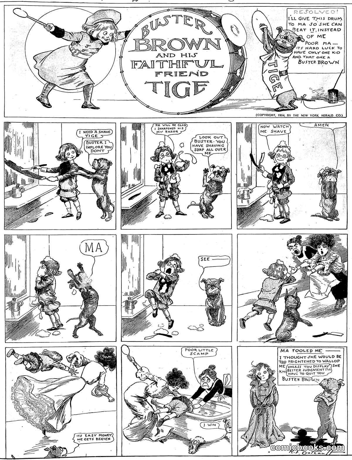 Buster Brown and His Faithful Friend Tige