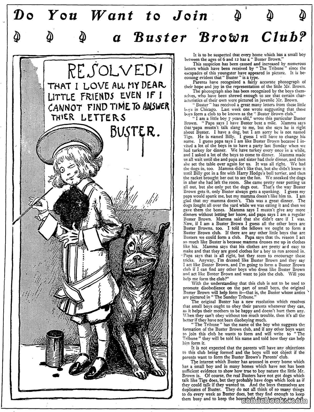 Buster Brown: The Club Resolution