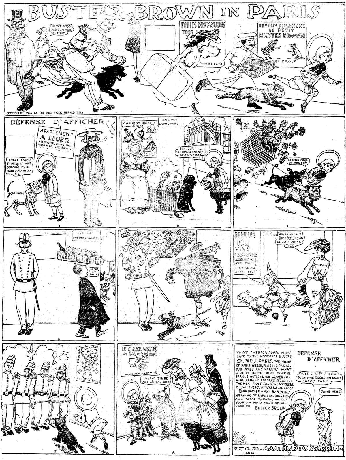 Buster Brown in Paris