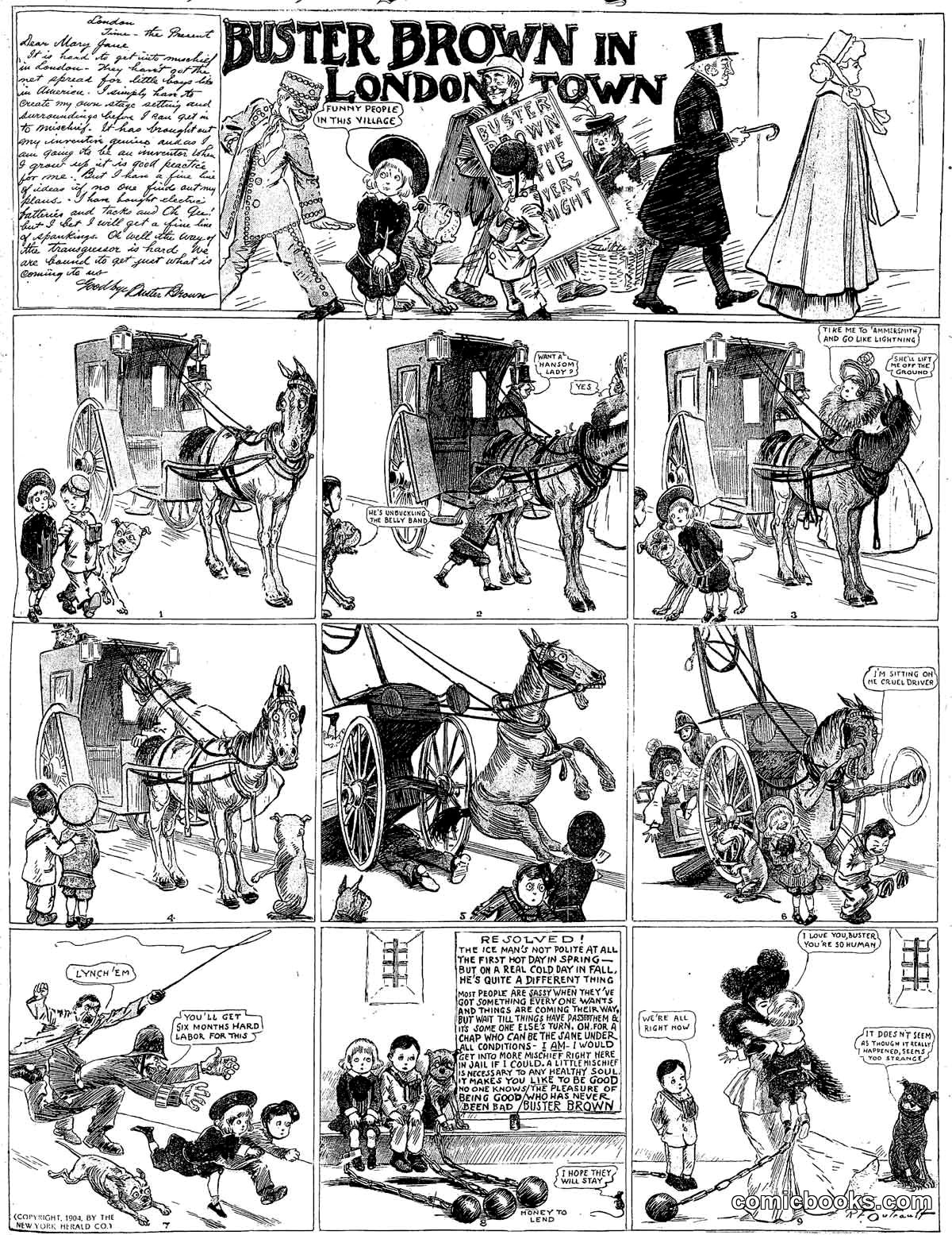 Buster Brown in London Town