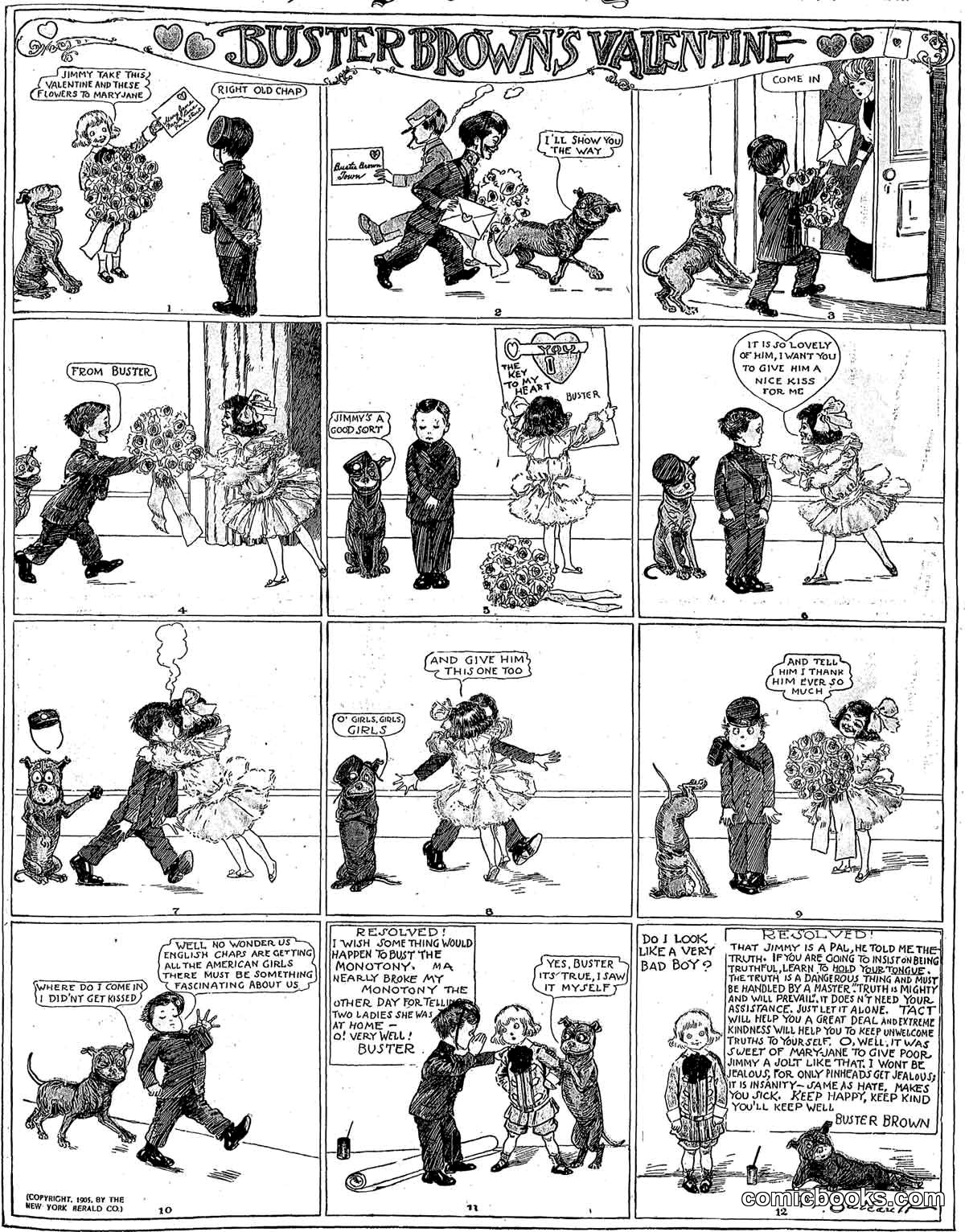 Buster Brown's Valentine