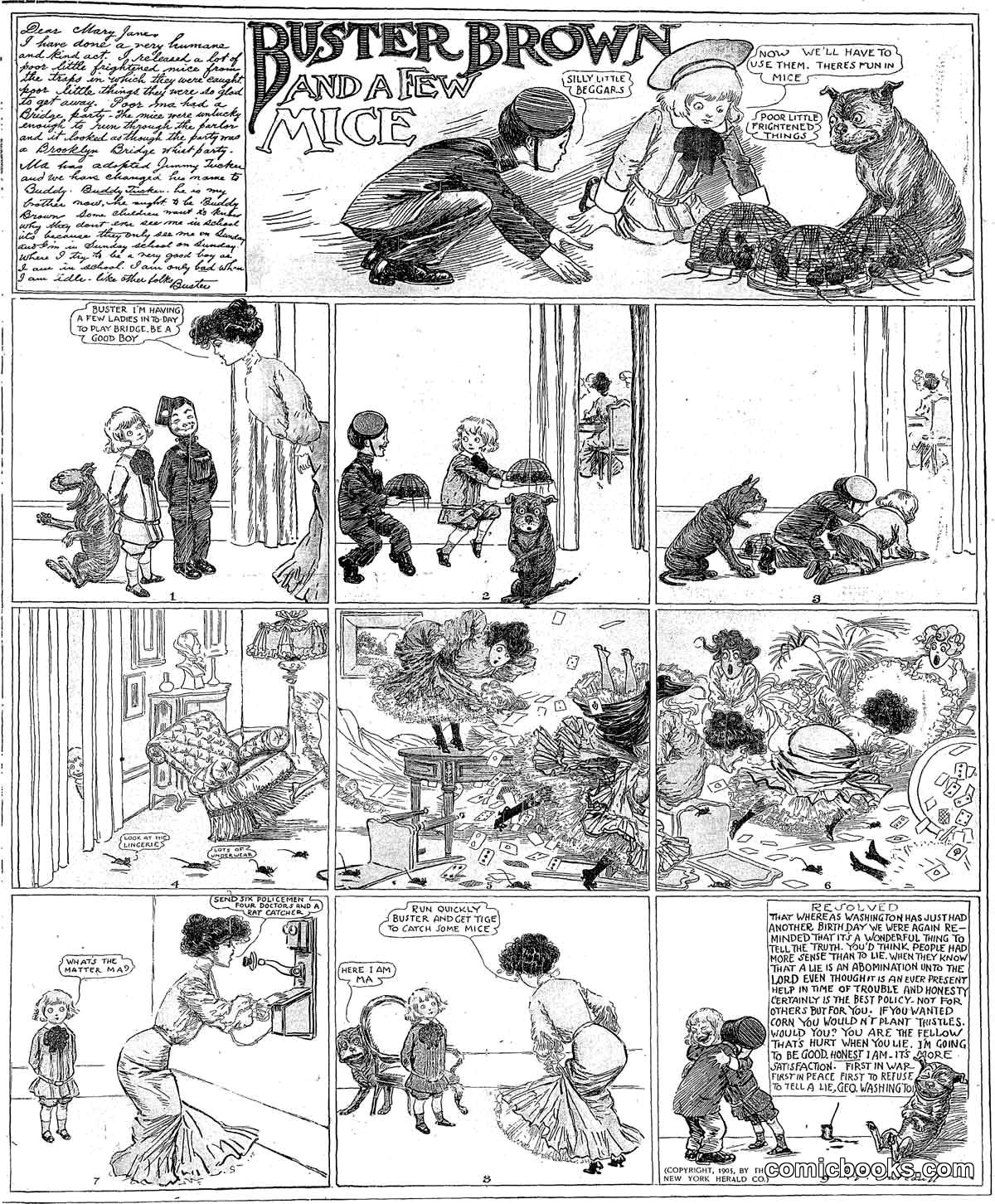 Buster Brown and a Few Mice
