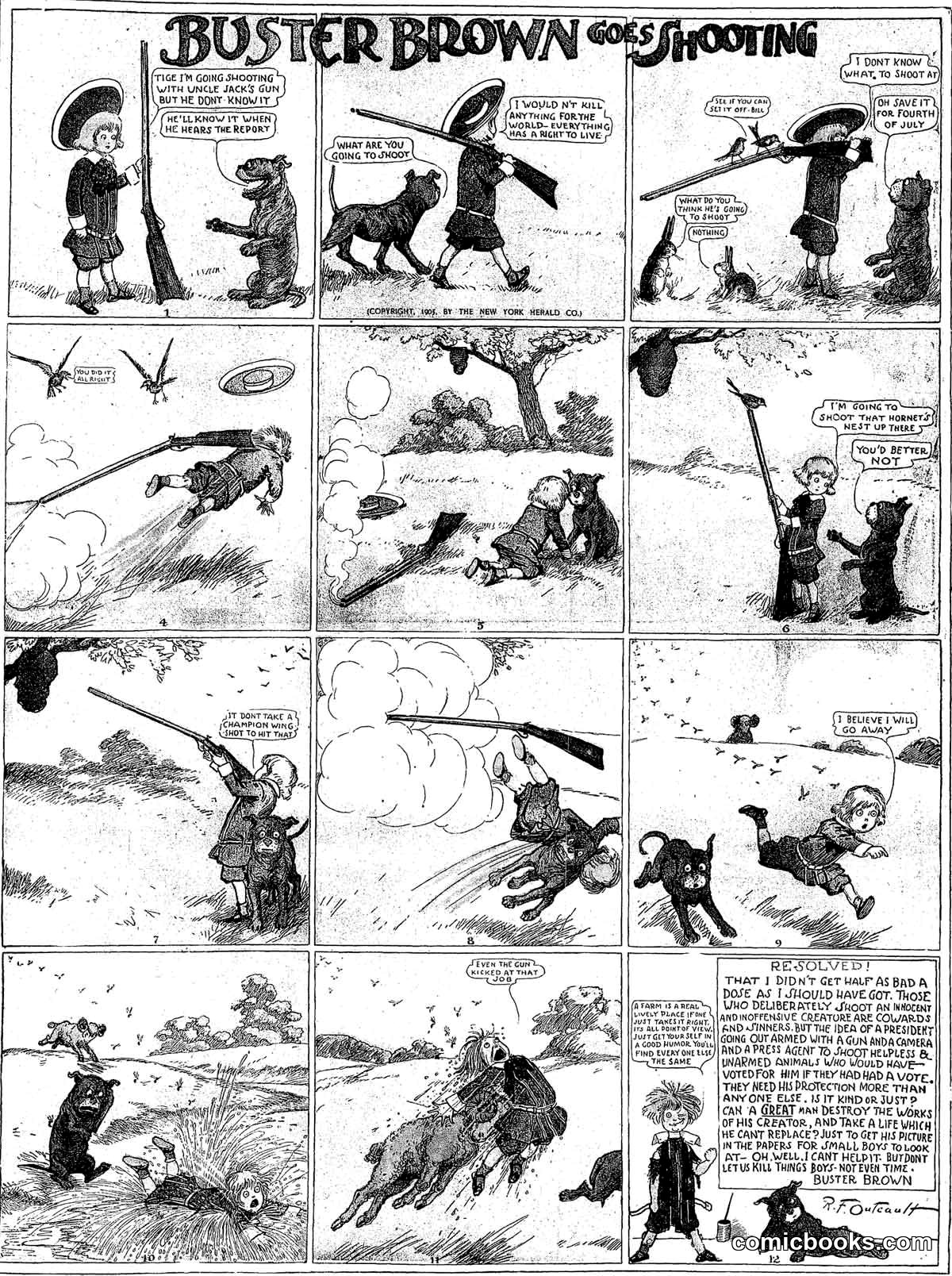 Buster Brown Goes Shooting