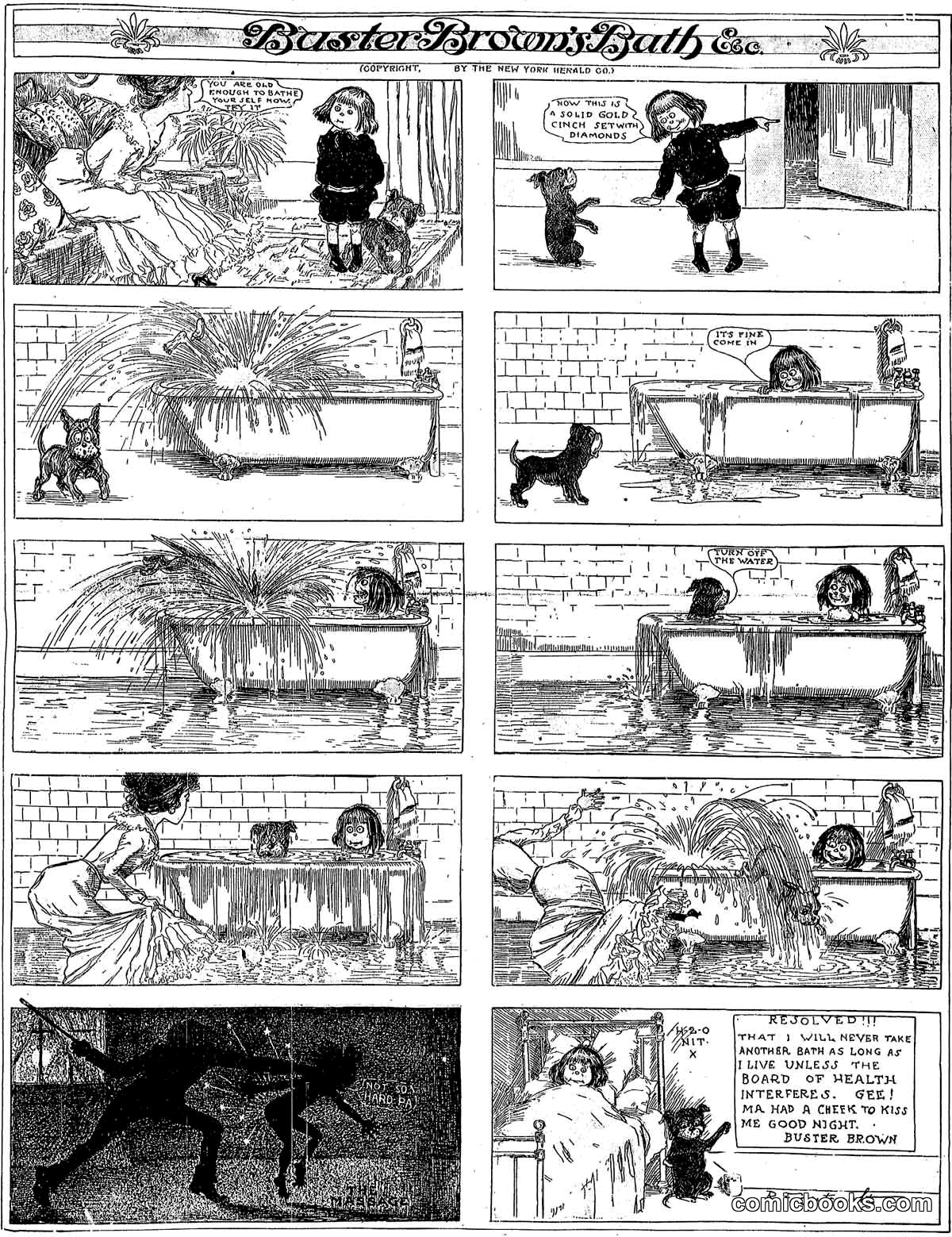 Buster Brown's Bath