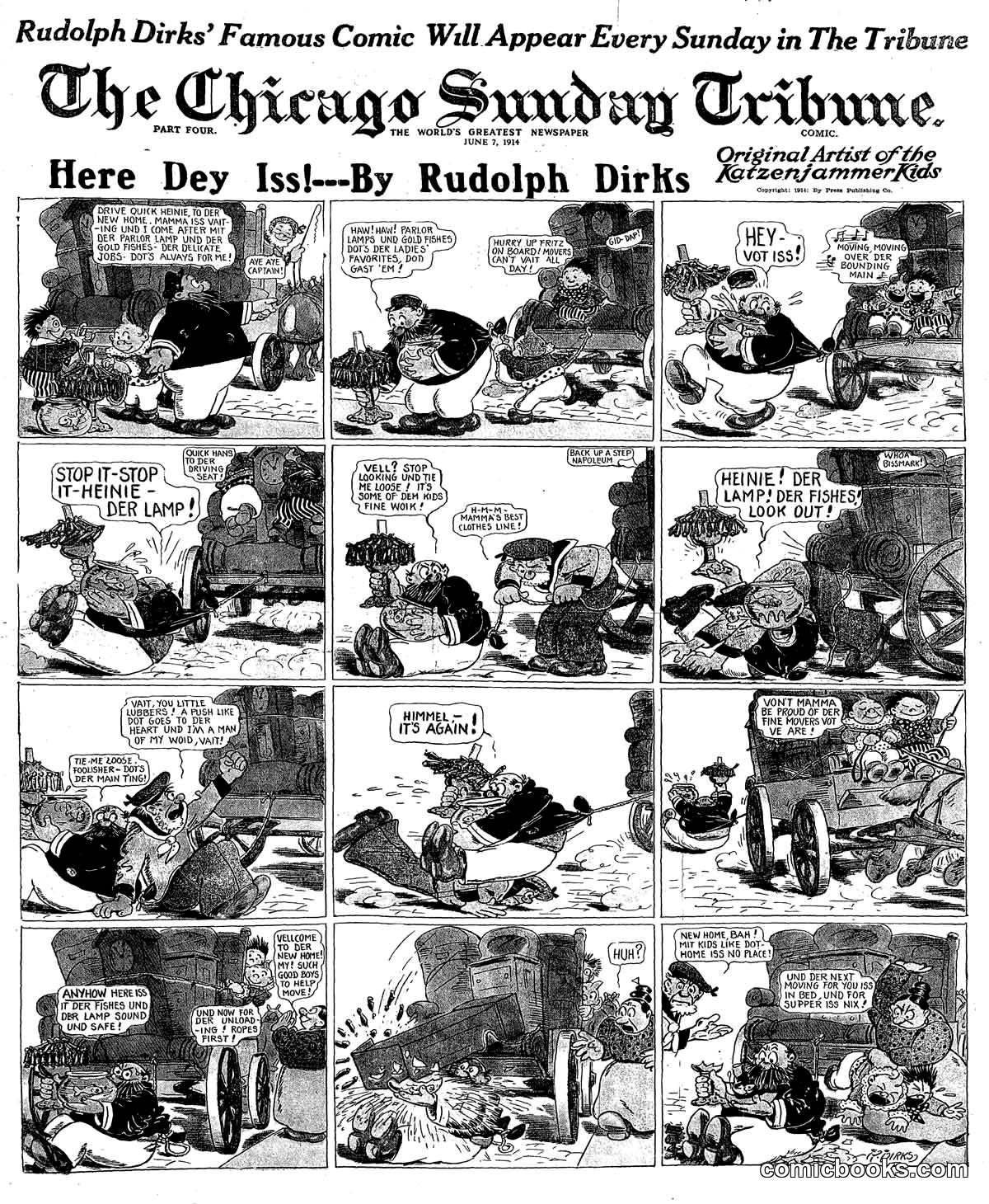 Here Dey Iss!--By Rudolph Dirks