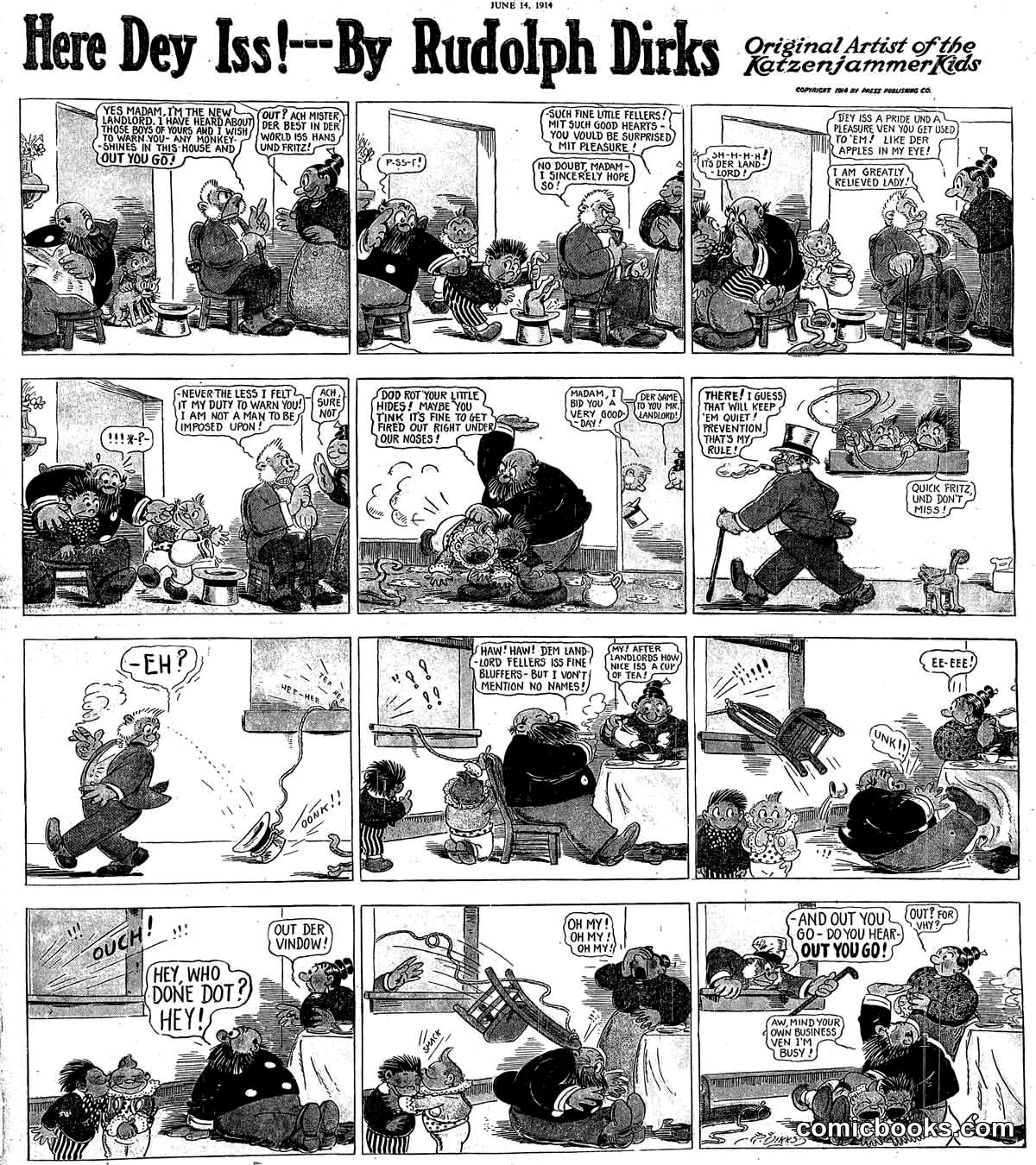 Here Dey Iss!—By Rudolph Dirks