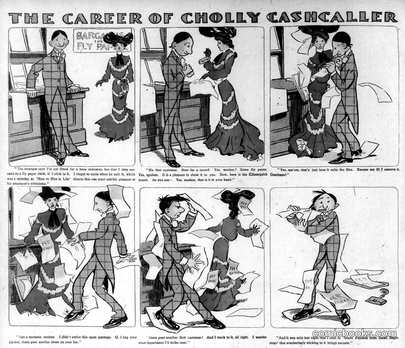 The Career of Cholly Cashcaller