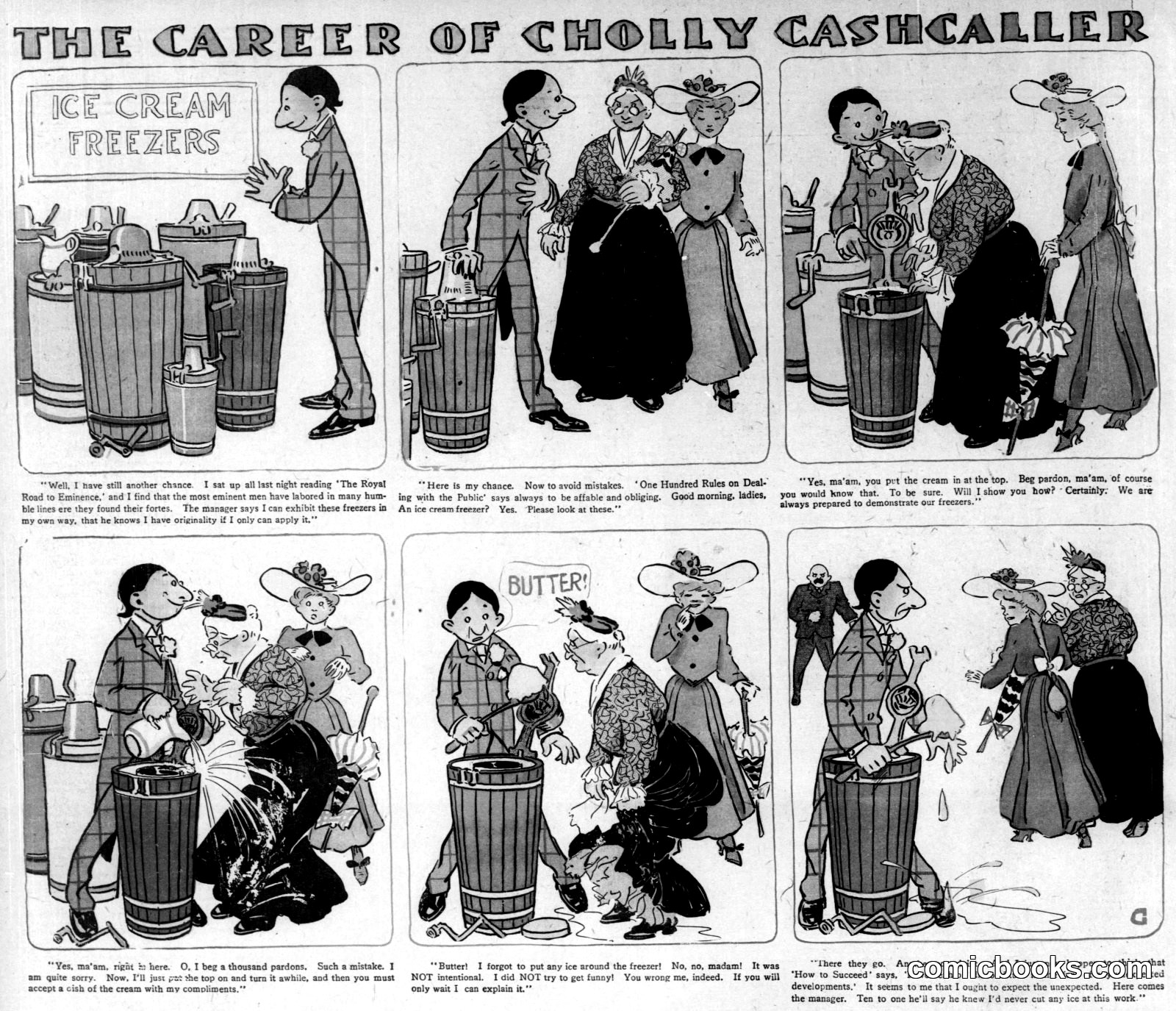 The Career of Cholly Cashcaller