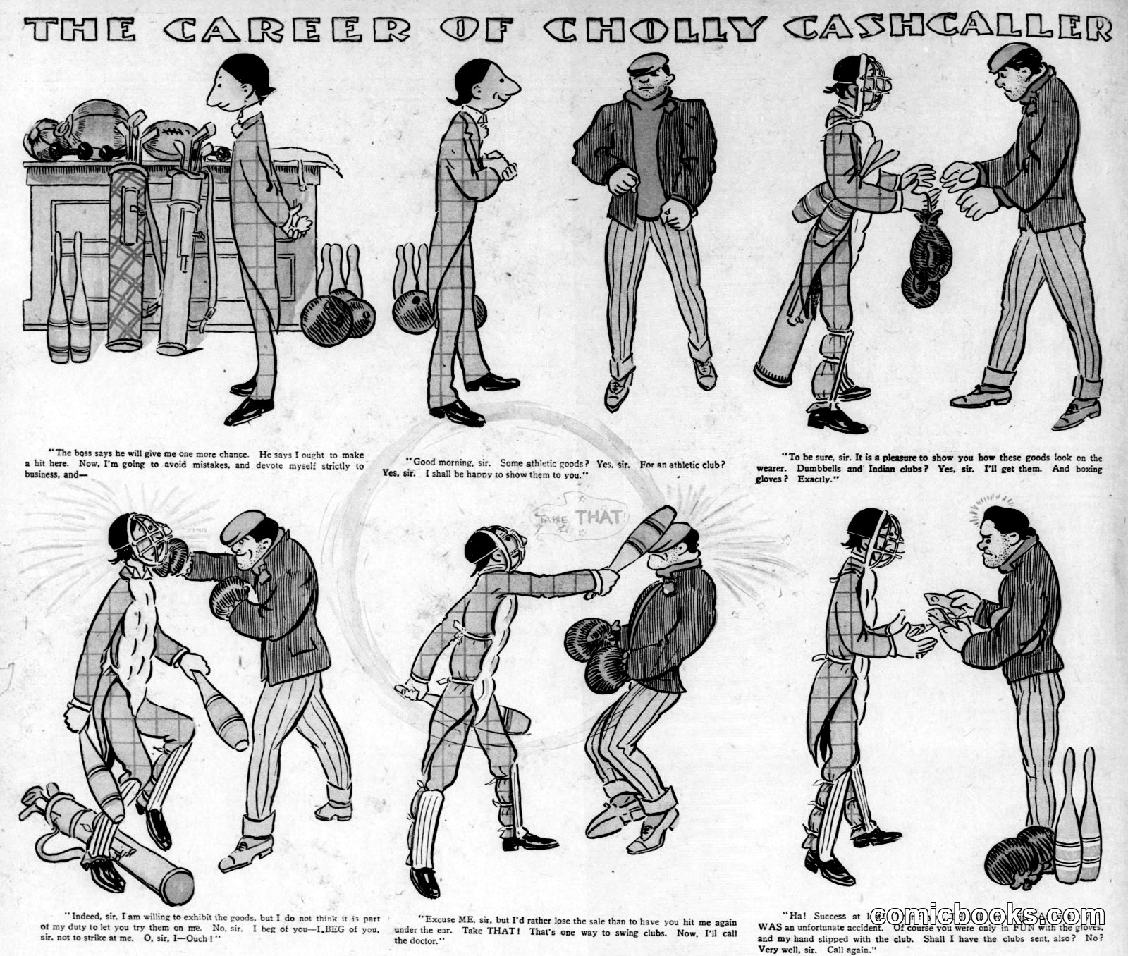 The Career of Cholly Cashcaller